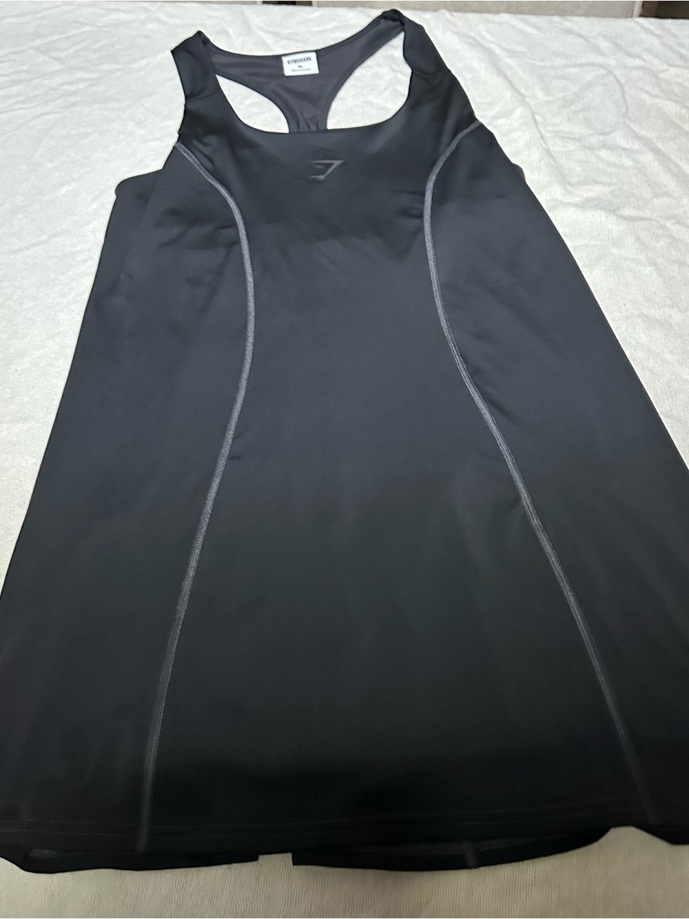 Gymshark Black Racerback Tennis